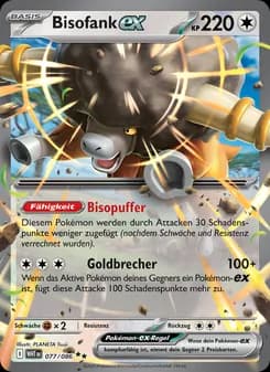 Bisofank-ex card in German