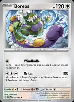 Boreos card in German