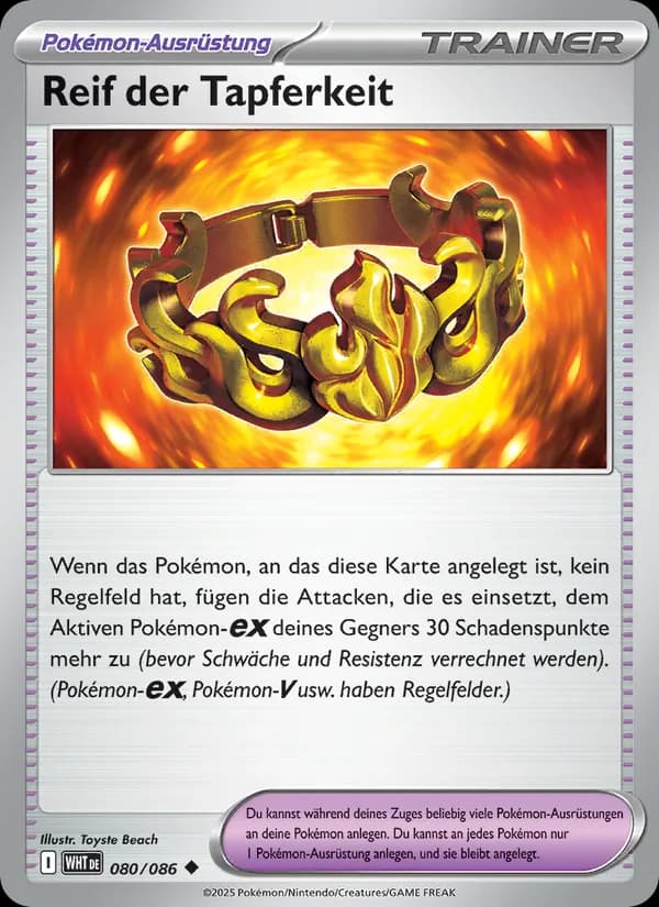 Reif der Tapferkeit card in German
