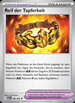 Reif der Tapferkeit card in German