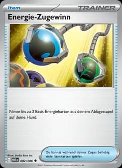 Energie-Zugewinn card in German