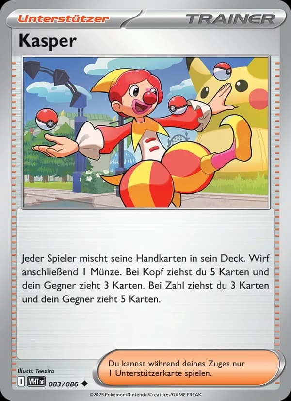 Kasper card in German