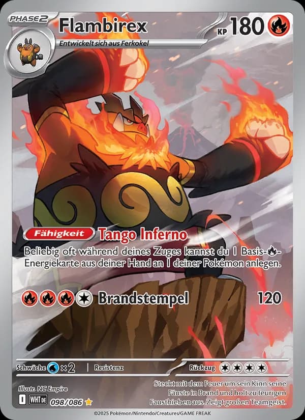Flambirex card in German