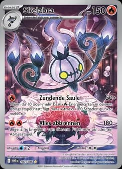 Skelabra card in German