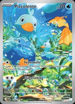 Piccolente card in German