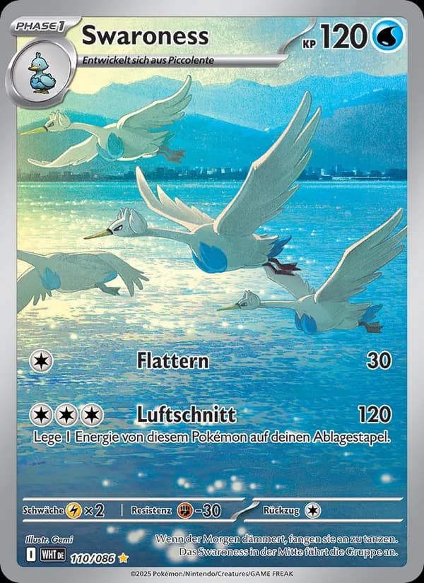 Swaroness card in German