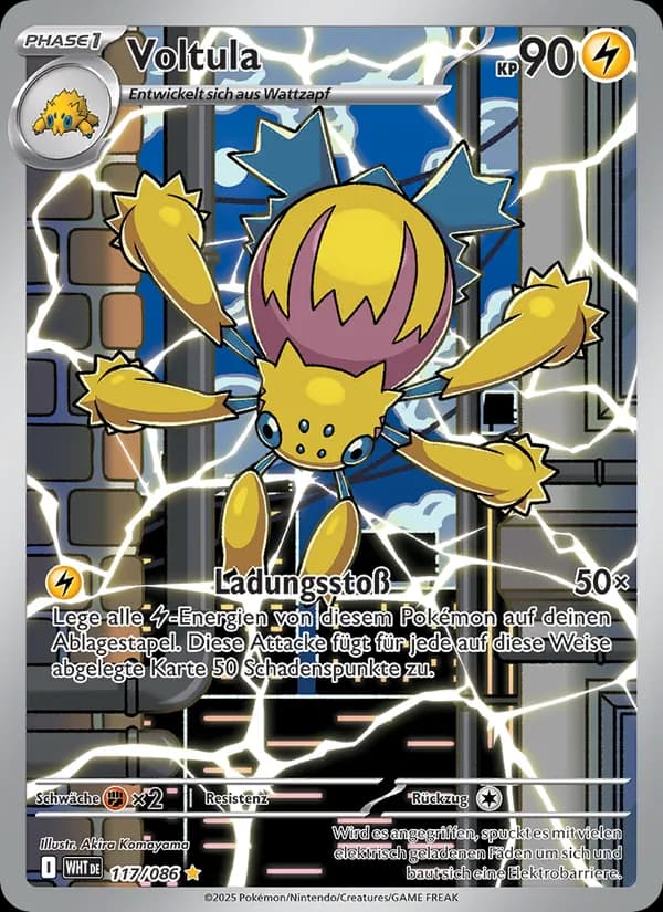 Voltula card in German