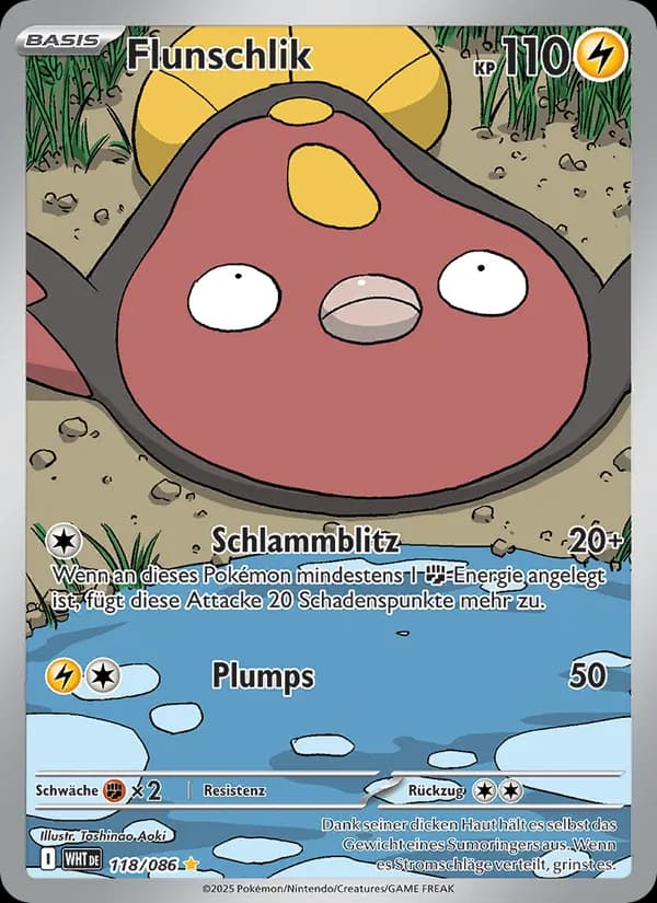 Flunschlik card in German