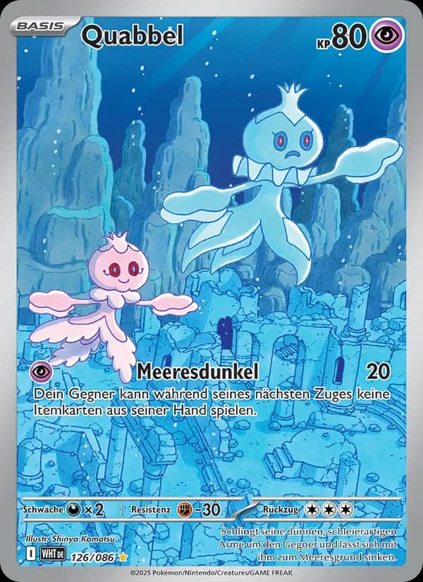Quabbel card in German
