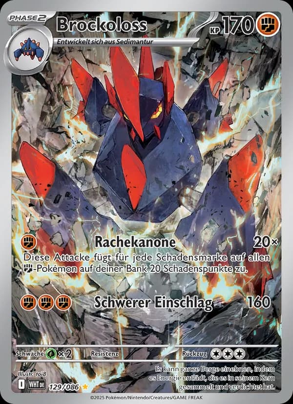 Brockoloss card in German