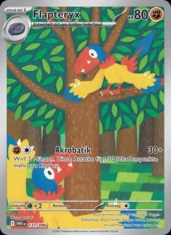 Flapteryx card in German