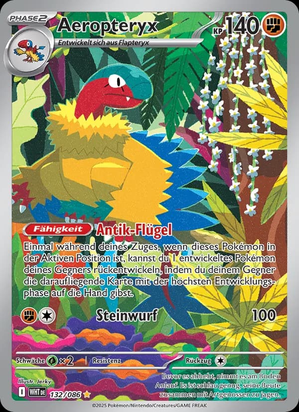 Aeropteryx card in German
