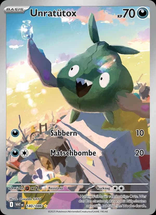 Unratütox card in German