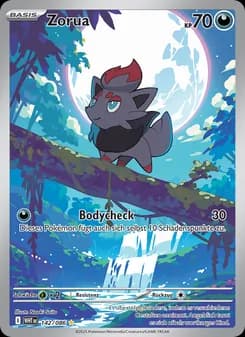 Zorua card in German