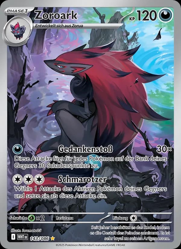 Zoroark card in German