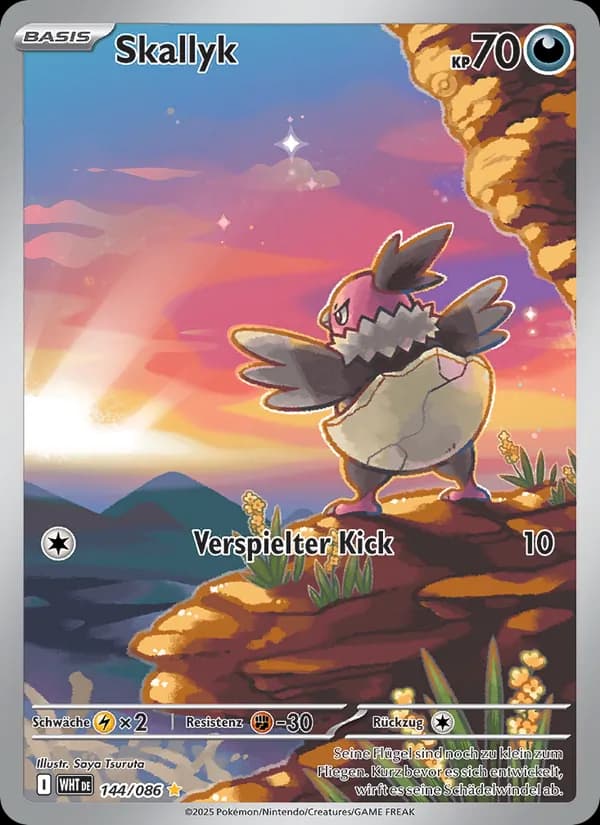 Skallyk card in German
