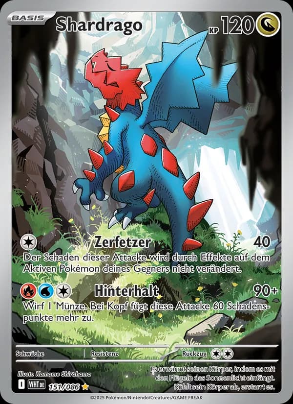 Shardrago card in German
