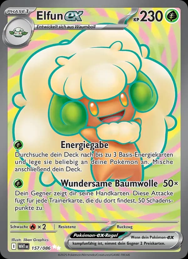 Elfun-ex card in German
