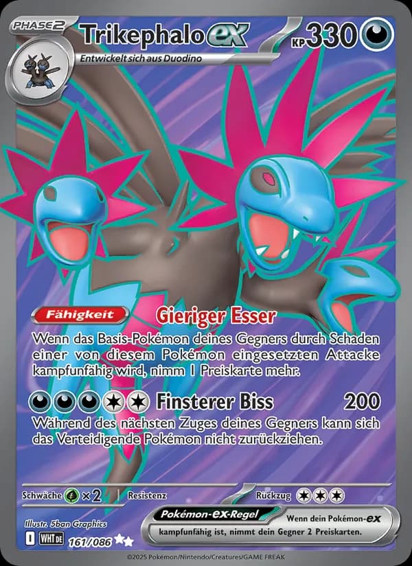 Trikephalo-ex card in German