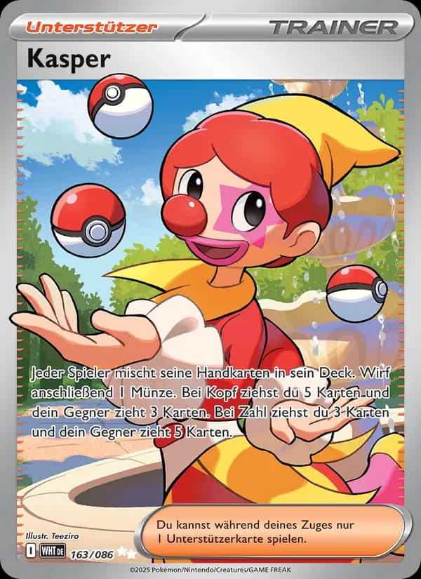 Kasper card in German