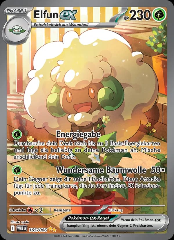 Elfun-ex card in German