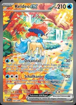 Keldeo-ex card in German