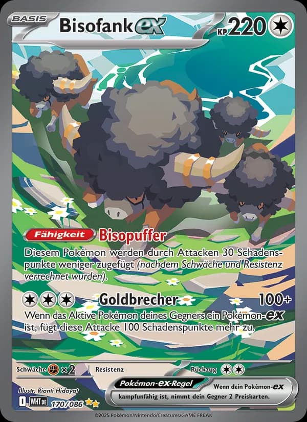 Bisofank-ex card in German