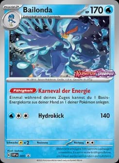 Bailonda card in German