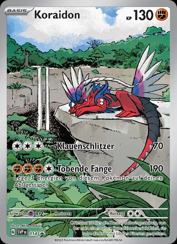 Koraidon card in German