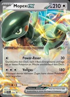 Mopex-ex card in German