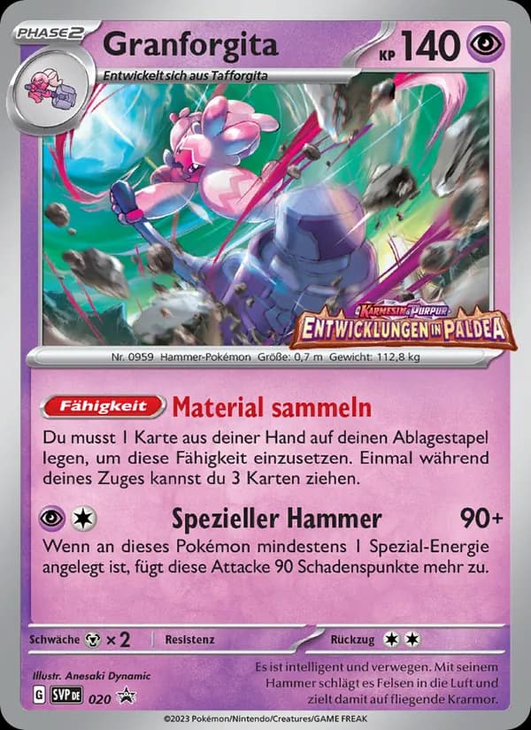 Granforgita card in German