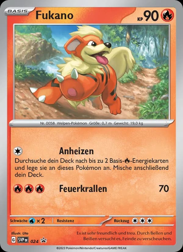 Fukano card in German