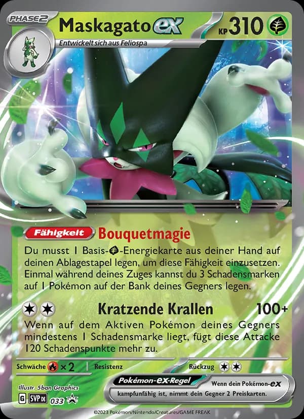 Maskagato-ex card in German