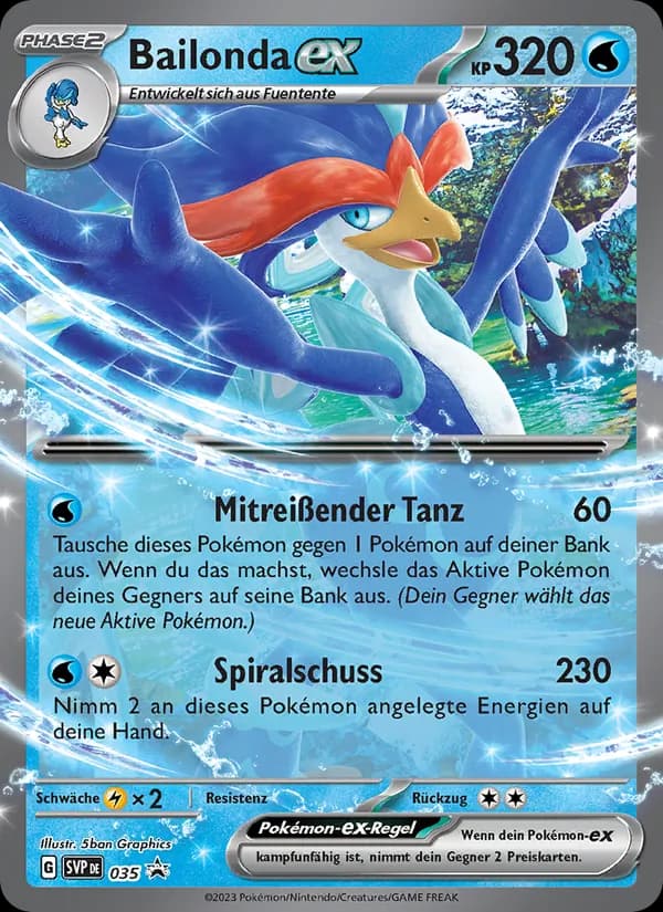 Bailonda-ex card in German