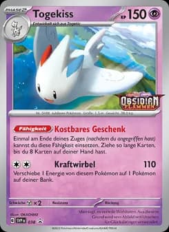 Togekiss card in German