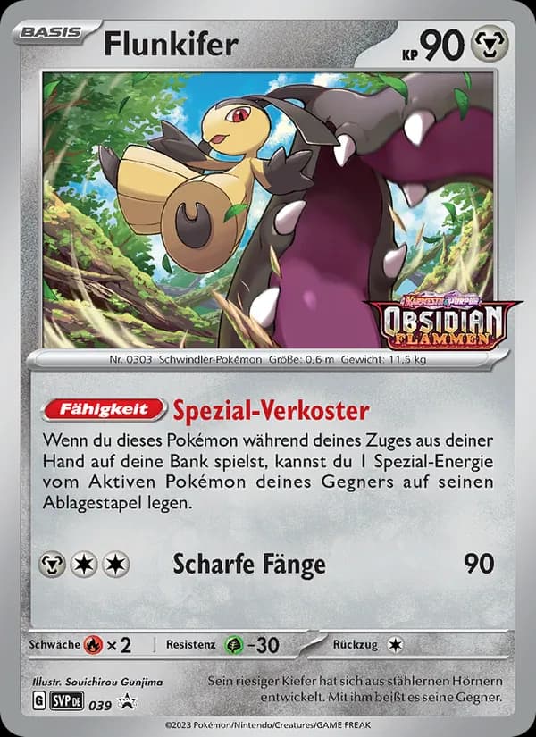 Flunkifer card in German