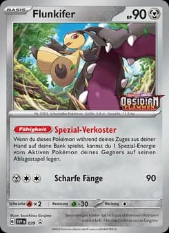 Flunkifer card in German