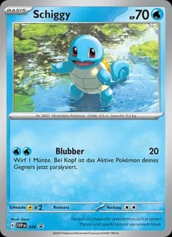 Schiggy card in German
