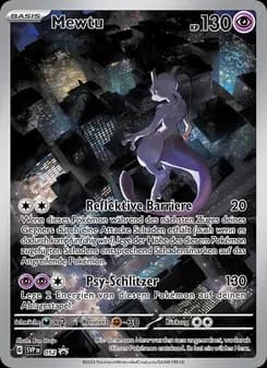 Mewtu card in German