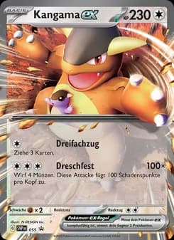 Kangama-ex card in German