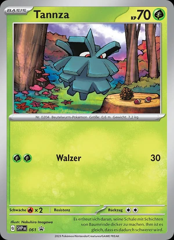Tannza card in German