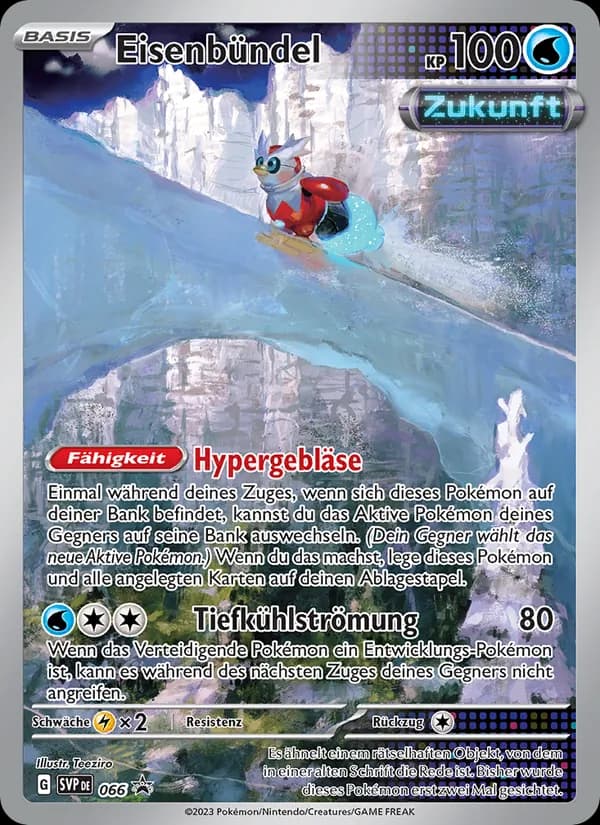 Eisenbündel card in German