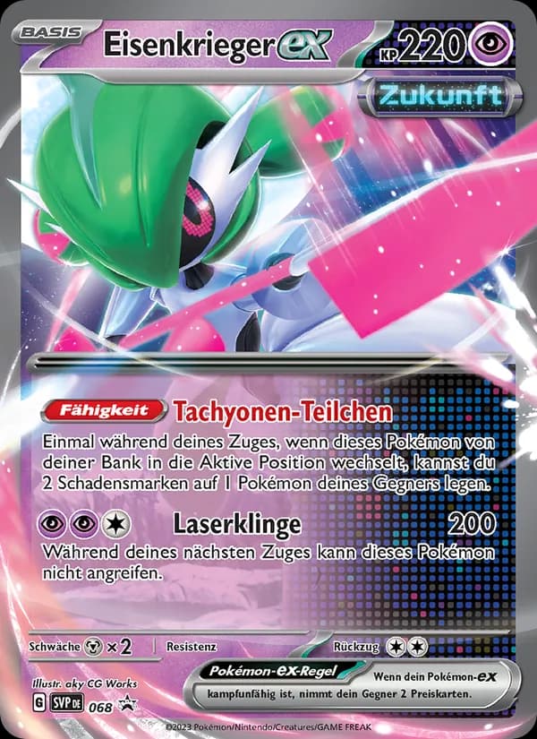 Eisenkrieger-ex card in German