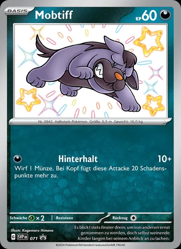 Mobtiff card in German