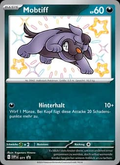 Mobtiff card in German