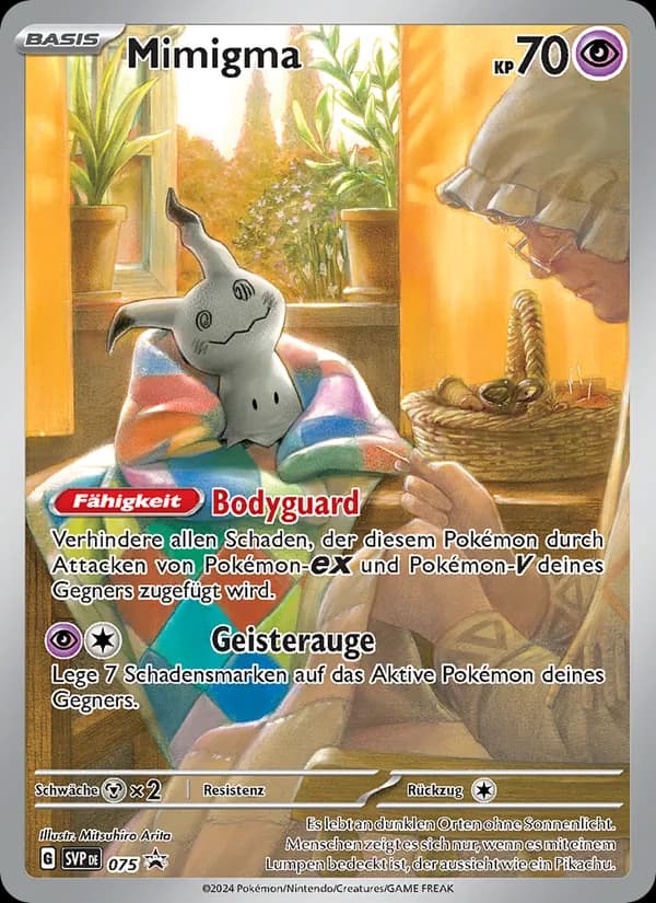 Mimigma card in German