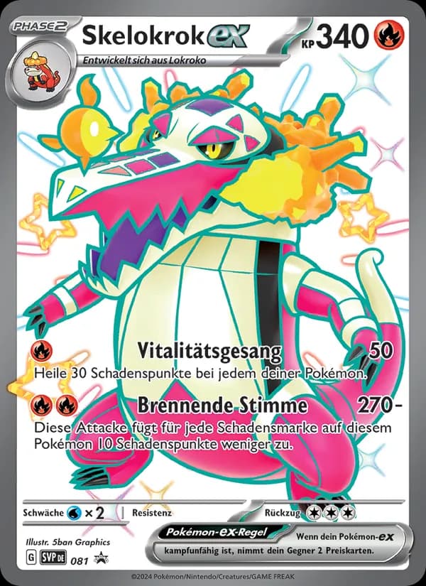 Skelokrok-ex card in German