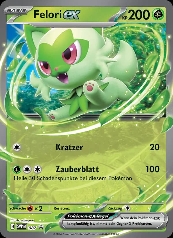 Felori-ex card in German
