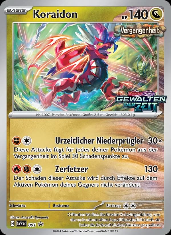 Koraidon card in German