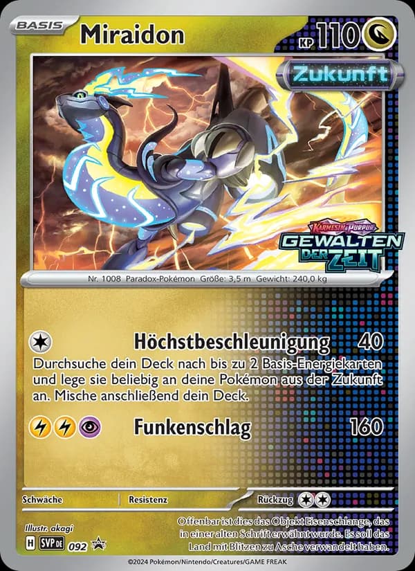 Miraidon card in German